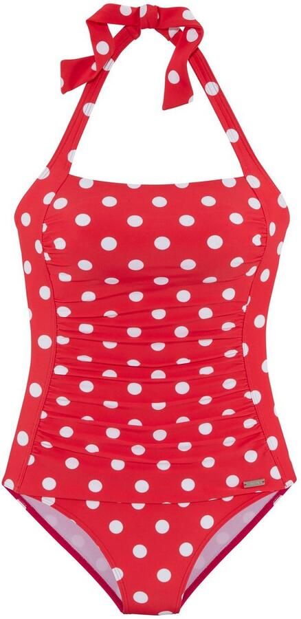 Lascana Badpak in stippendesign met een modellerend effect - Foto 5