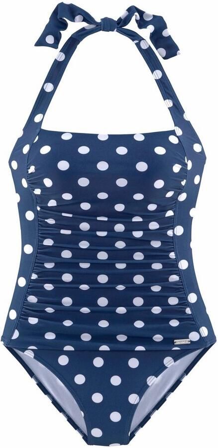 Lascana Badpak in stippendesign met een modellerend effect - Foto 3