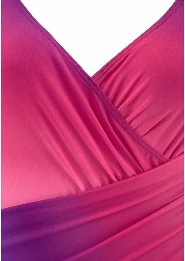 Lascana Badpak in wikkel-look met een modellerend effect - Foto 4