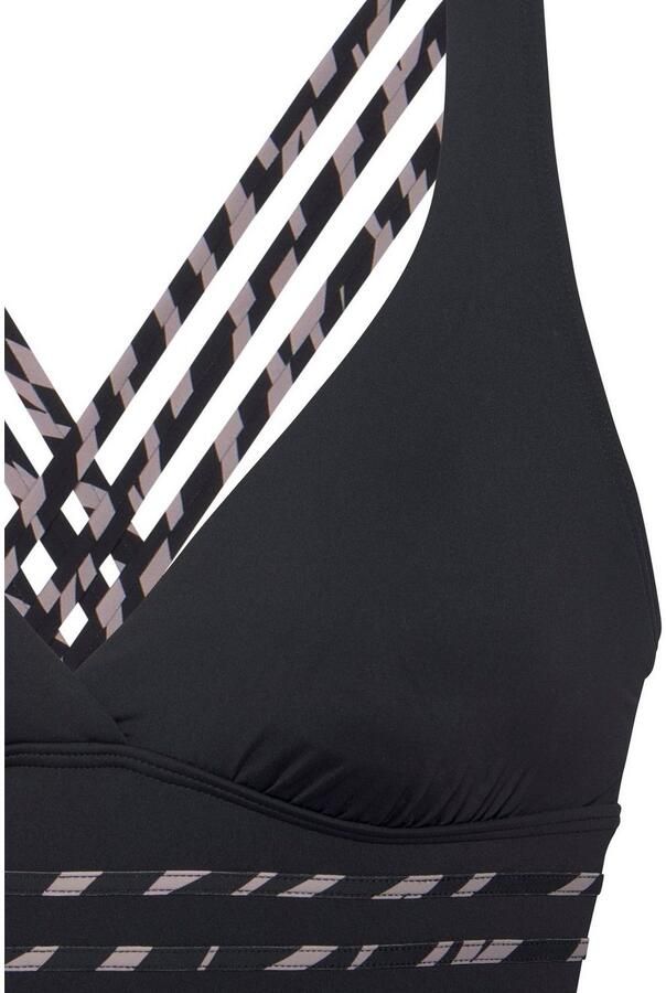Lascana Badpak Kaa met gekruiste bandjes - Foto 2