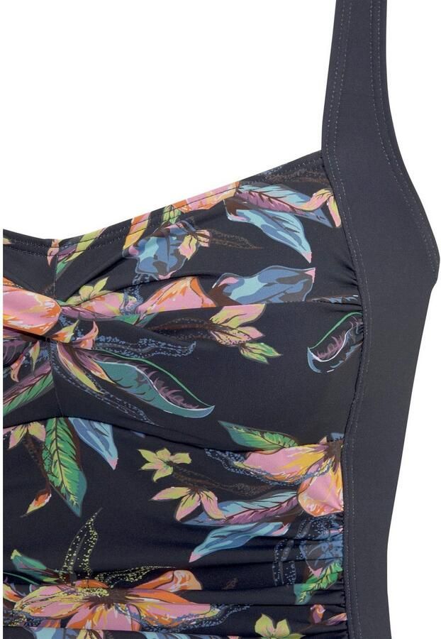 Lascana Badpak MALIA met tropische print en modellerend effect - Foto 3