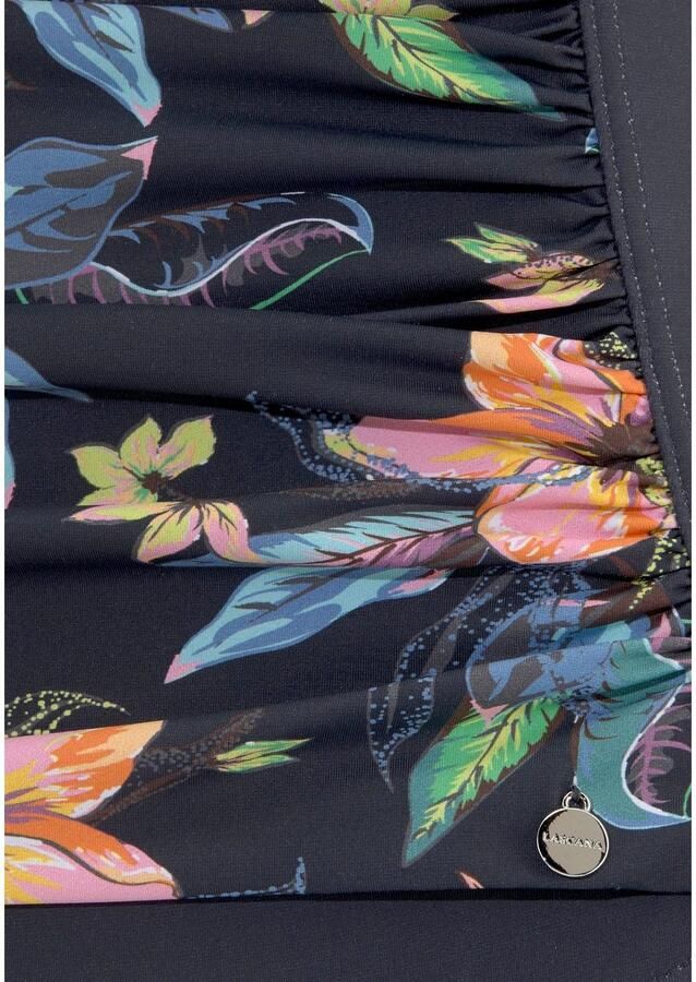 Lascana Badpak MALIA met tropische print en modellerend effect