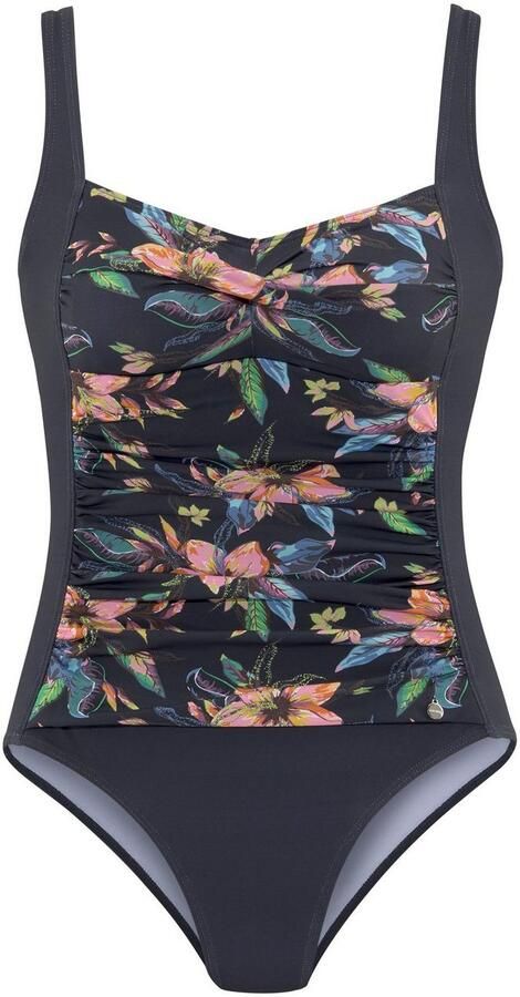 Lascana Badpak MALIA met tropische print en modellerend effect - Foto 4