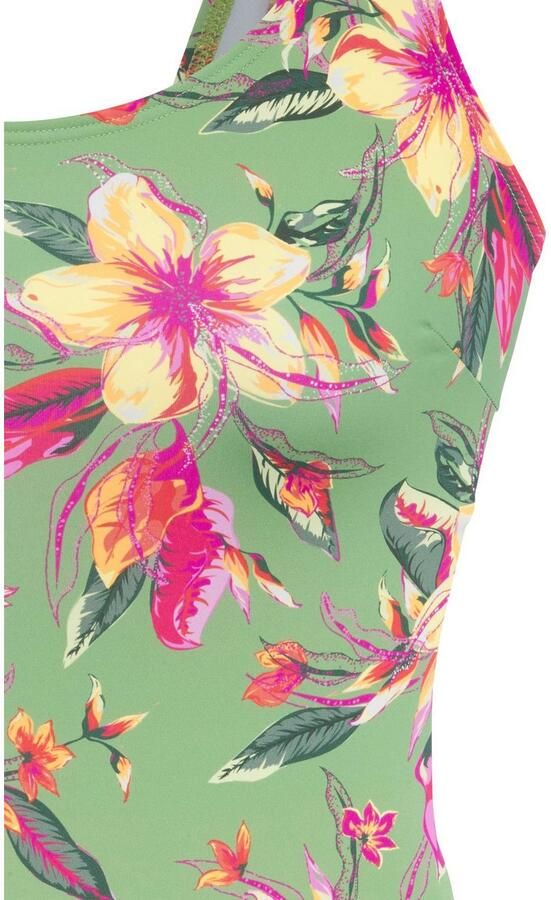 Lascana Badpak MALIA met zijrimpeling en tropische print - Foto 5