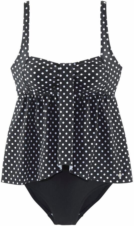 Lascana Badpak met aangerimpelde top en modellerend effect - Foto 5