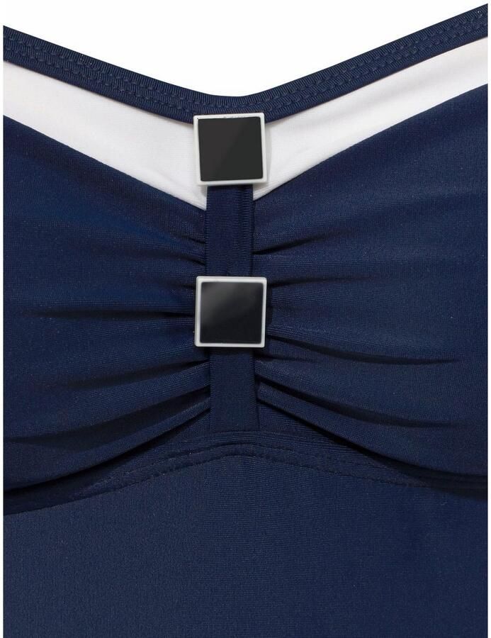 Lascana Badpak met contrastdetails en modellerend effect - Foto 2