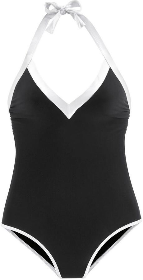 Lascana Badpak met contrastkleurig boordsel - Foto 3