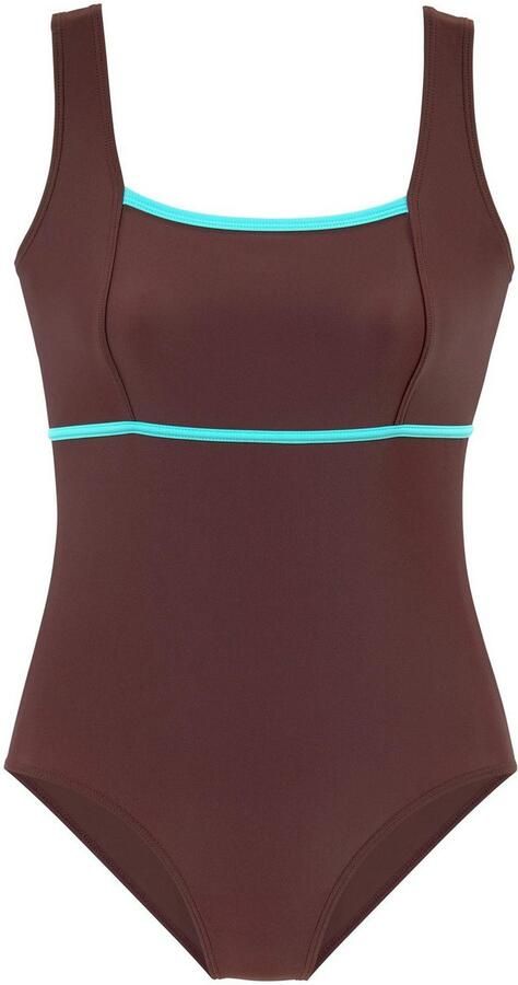 Lascana Badpak met contrastkleurige inzet - Foto 4