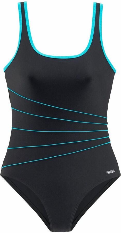 Lascana Badpak met contrastpaspels en modellerend effect - Foto 3