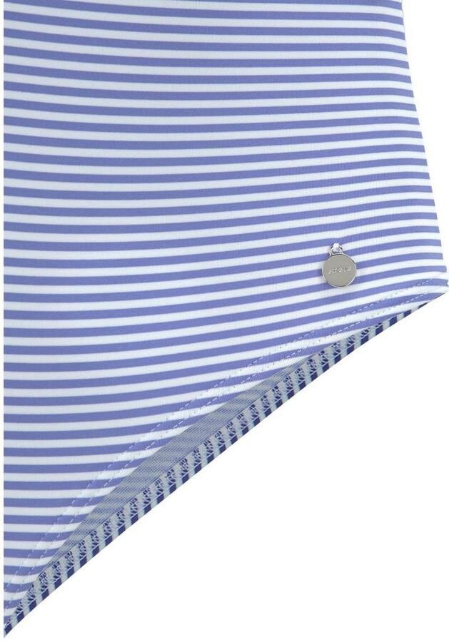 Lascana Badpak 1-delig multi-positie zwempak met marineblauwe ruches - Foto 9