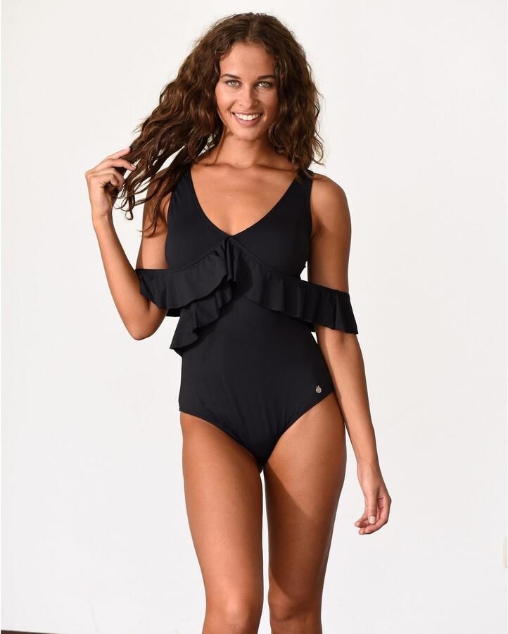 Lascana Badpak met draagvarianten en ruches-volants - Foto 2