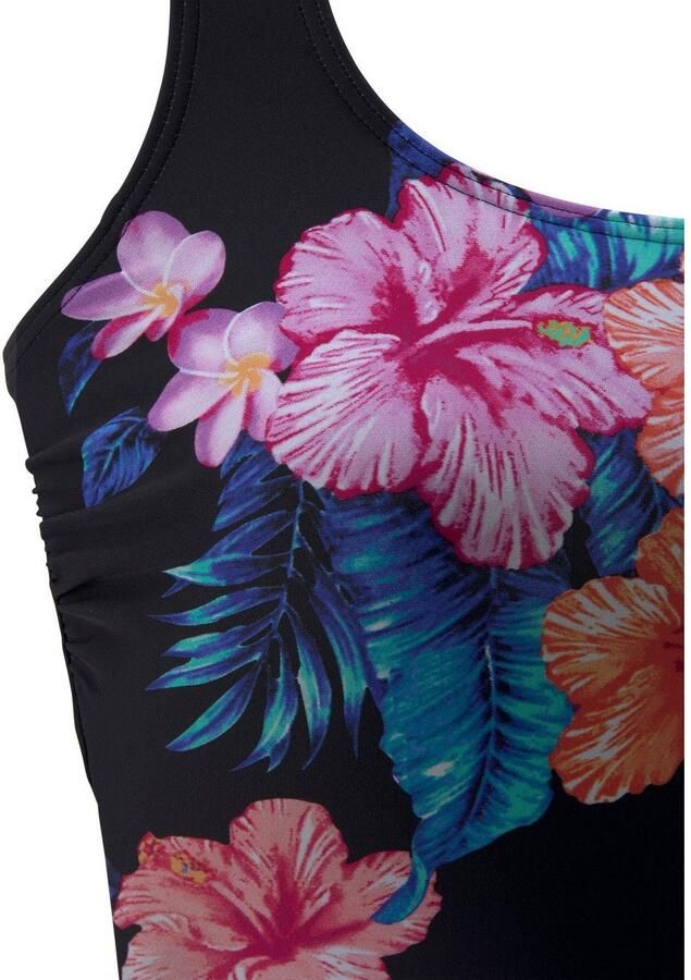 Lascana Badpak met elegante plooi en modellerend effect