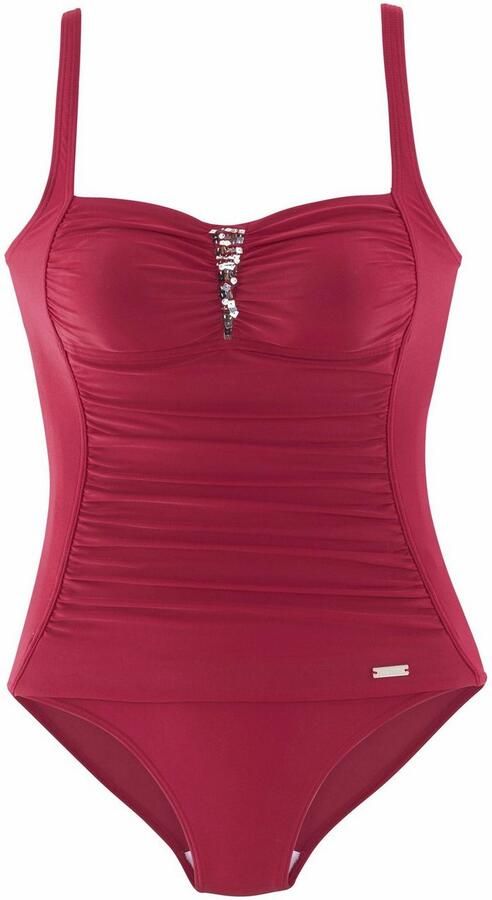 Lascana Badpak met paillettengarnering en modellerend effect - Foto 4