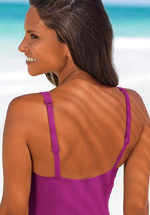 Lascana Badpak met plooien en modellerend effect - Foto 2