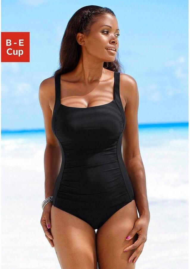 Lascana Badpak met plooien en modellerend effect - Foto 2