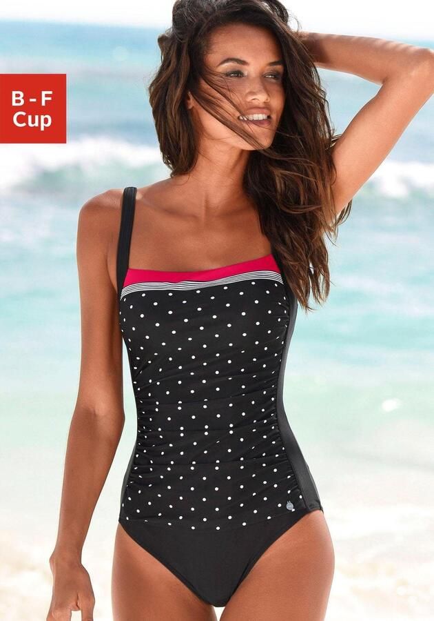 Lascana Badpak Monroe met kleine stippen en modellerend effect - Foto 5