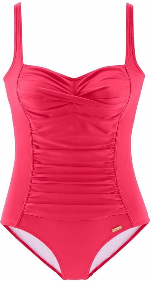 Lascana Badpak Saffier met plooien en modellerend effect - Foto 4