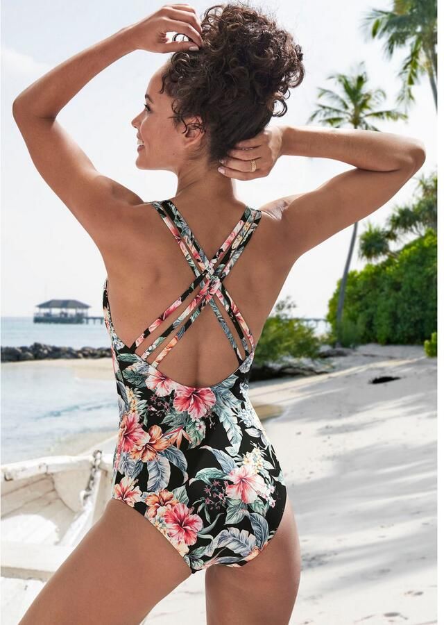 Lascana Badpak Salsa met een modellerend effect en trendy gekruiste banden - Foto 6