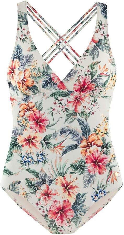 Lascana Badpak Salsa met een modellerend effect en trendy gekruiste banden - Foto 5