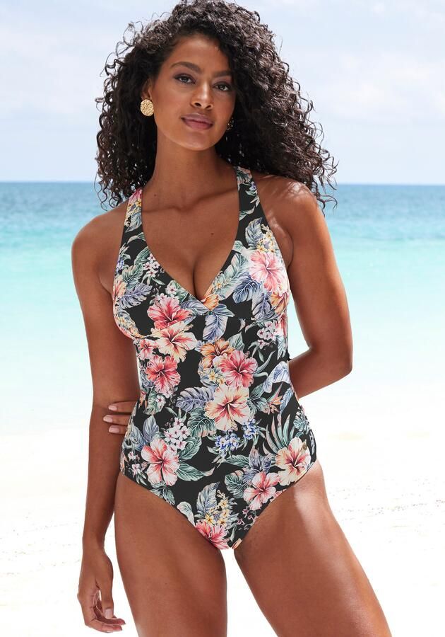 Lascana Badpak Salsa met een modellerend effect en trendy gekruiste banden - Foto 3