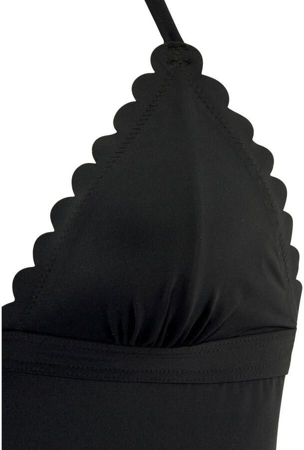 Lascana Badpak Scallop met gelaserd schulprandje - Foto 3