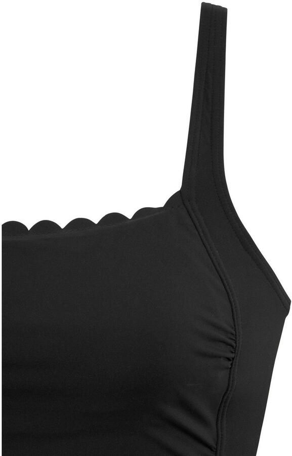 Lascana Badpak Scallop met schulprandje en modellerend effect - Foto 3