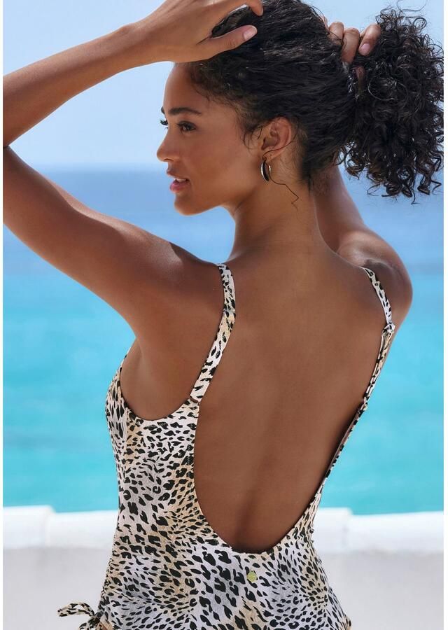 Lascana Badpak Silea Met modieuze animal-print