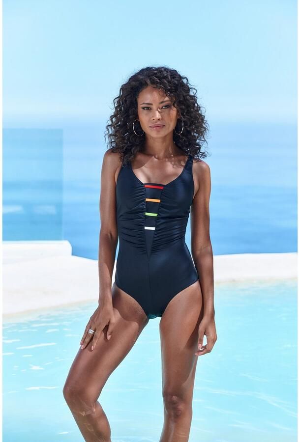 Lascana Badpak Ulli met gekleurde contrastdetails - Foto 3