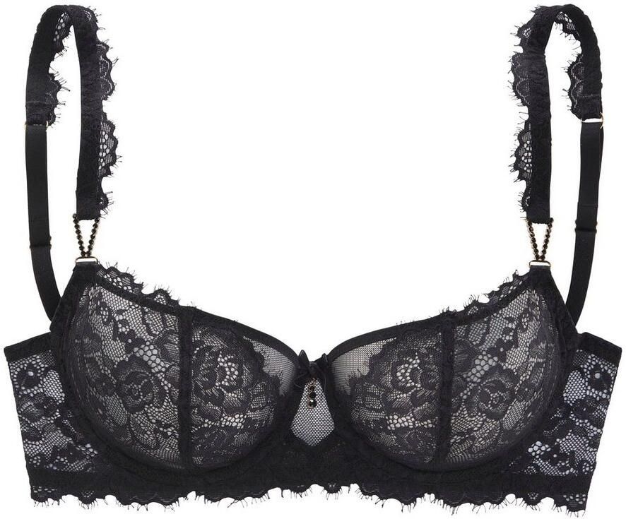 Lascana Balconette-bh met edele sieraccessoires en mooi banddetail sexy lingerie