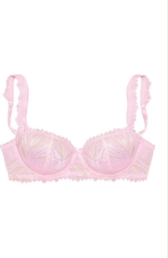 Lascana Balconette-bh met opvallende kanten bandjes dessous - Foto 6
