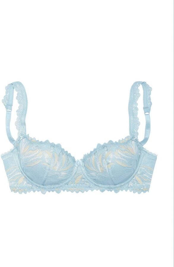 Lascana Balconette-bh met opvallende kanten bandjes dessous - Foto 5