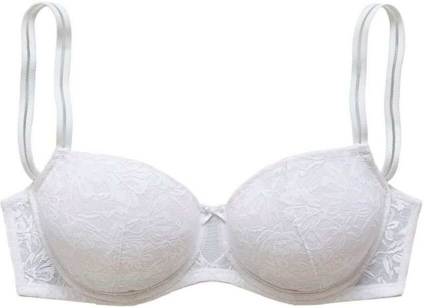 Lascana Balconette-bh van fijne gebloemde kant dessous - Foto 5