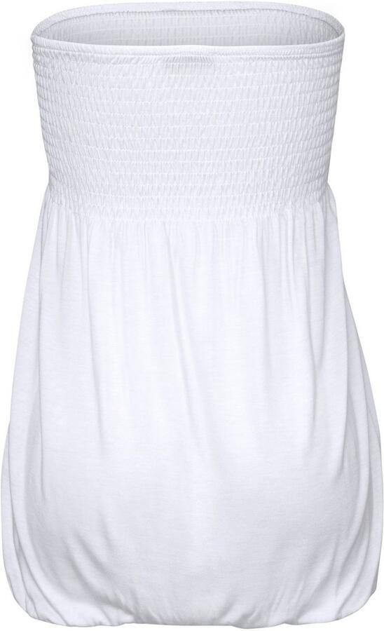 Lascana Bandeautop met brede smockinzet en elastiek schoudervrij - Foto 5