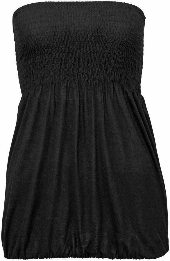 Lascana Bandeautop met brede smockinzet en elastiek schoudervrij - Foto 4