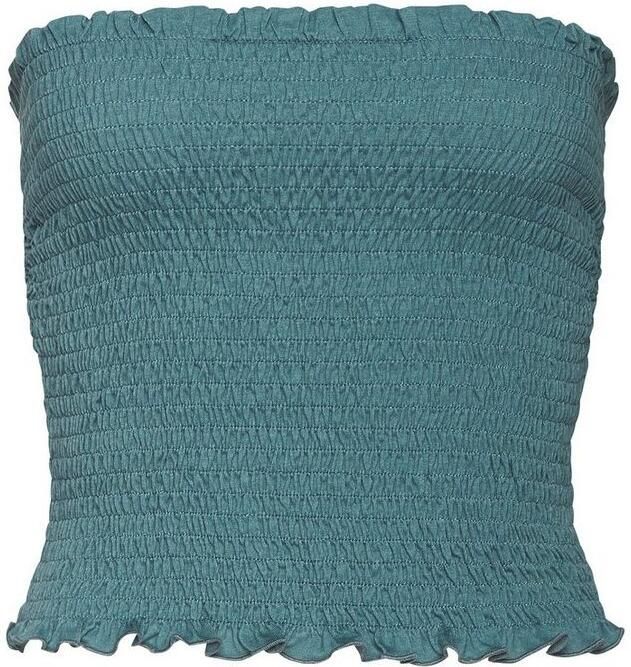 Lascana Bandeautop van viscose-jersey rondom gerimpeld schouderloos crop-top - Foto 7