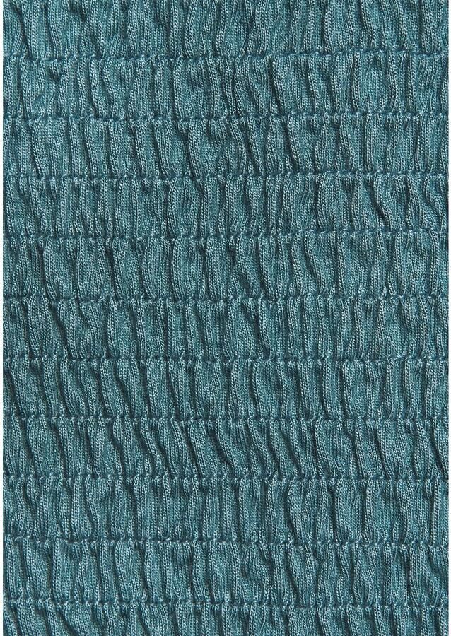 Lascana Bandeautop van viscose-jersey rondom gerimpeld schouderloos crop-top - Foto 2