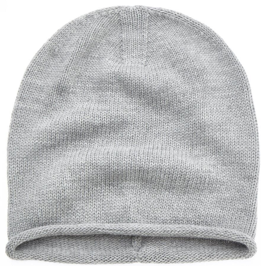 Lascana Beanie Gebreide muts Fijn breiwerk met rolrand wintermuts herfstmuts muts - Foto 7