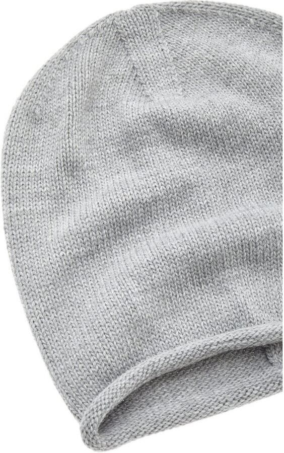 Lascana Beanie Gebreide muts Fijn breiwerk met rolrand wintermuts herfstmuts muts - Foto 6