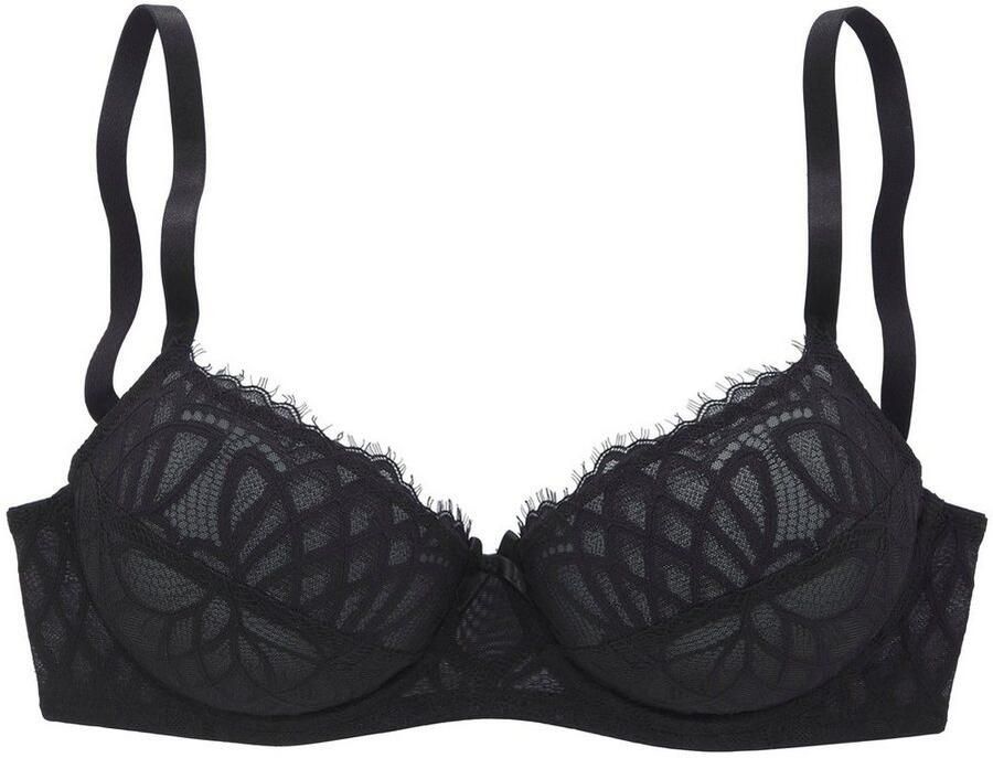 Lascana Beugel-bh Cara met vrouwelijk kant deels gemaakt van gerecycled materiaal lingerie - Foto 4