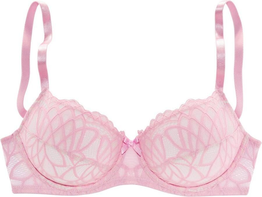 Lascana Beugel-bh Cara met vrouwelijk kant deels gemaakt van gerecycled materiaal lingerie - Foto 4