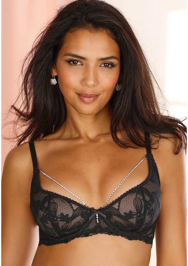 Lascana Beugel-bh Dalia met elegante stras-details op de cup