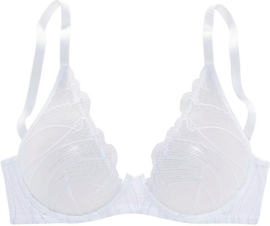 Lascana Beugel-bh GIANNA van licht glinsterend kant in transparante optiek sexy lingerie - Foto 3