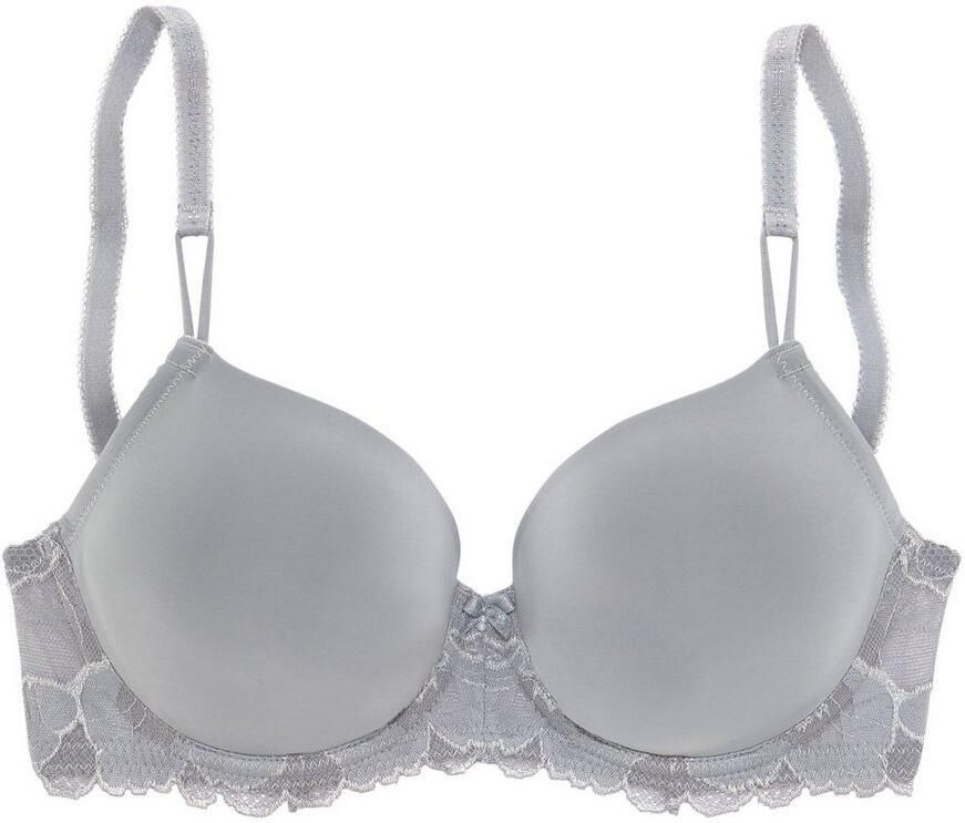 Lascana Beugel-bh Mably met gebloemde kant dessous