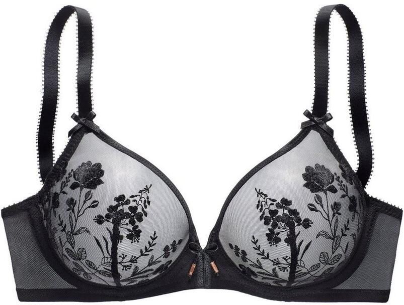 Lascana Beugel-bh Maria met bloemen van edel borduurkant transparant ondergoed - Foto 5