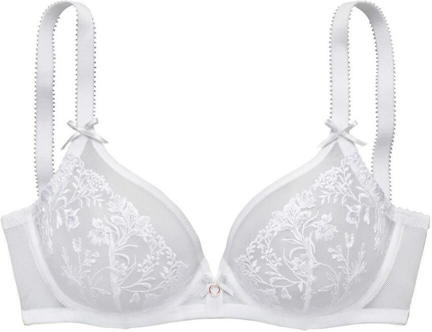 Lascana Beugel-bh met delicate bloemen borduursel en filigraan accessoires sexy lingerie - Foto 5
