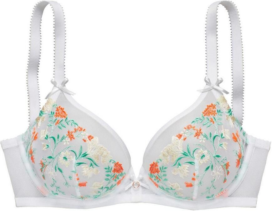 Lascana Beugel-bh met delicate bloemen borduursel en filigraan accessoires sexy lingerie - Foto 6