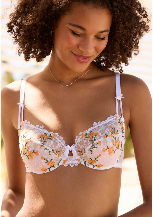 Lascana Beugel-bh met delicate bloemige borduurkant sexy lingerie - Foto 4