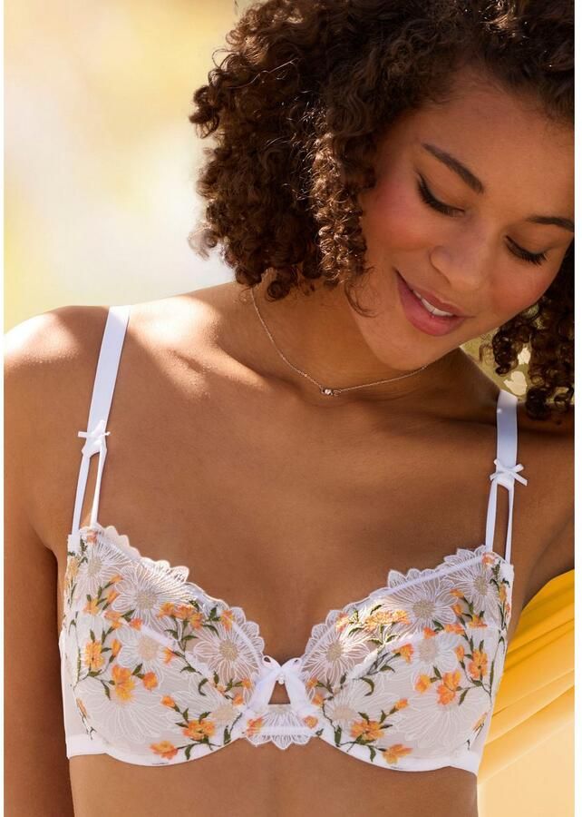 Lascana Beugel-bh met delicate bloemige borduurkant sexy lingerie - Foto 2