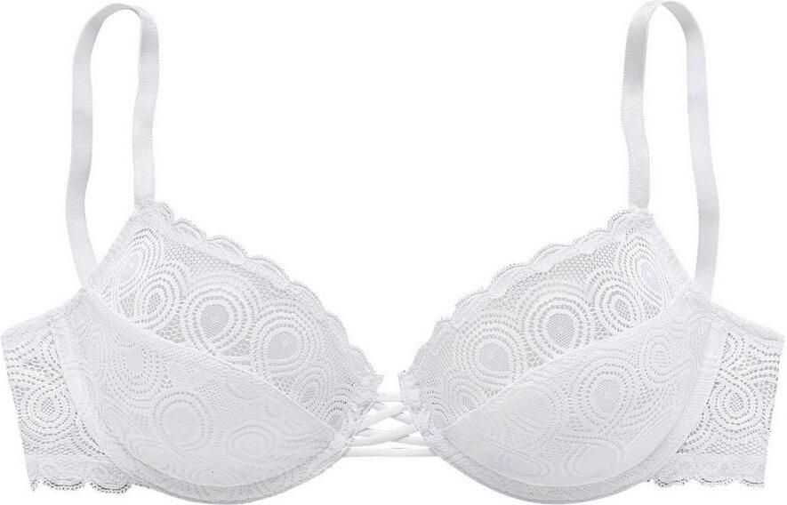 Lascana Beugel-bh met discreet transparant kant lingerie - Foto 5