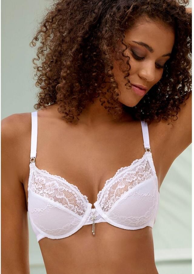 Lascana Beugel-bh met extravagante stras details lingerie
